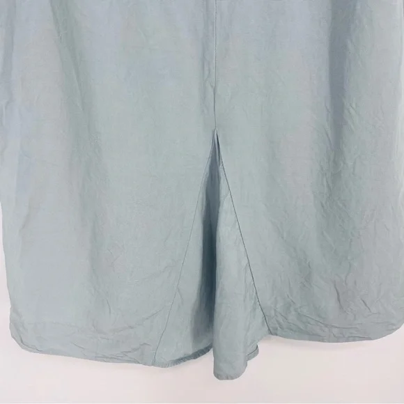 Long Tall Sally Light Blue Pencil Skirt US 10 Tall High Waist Midi Skirt - Picture 11 of 13